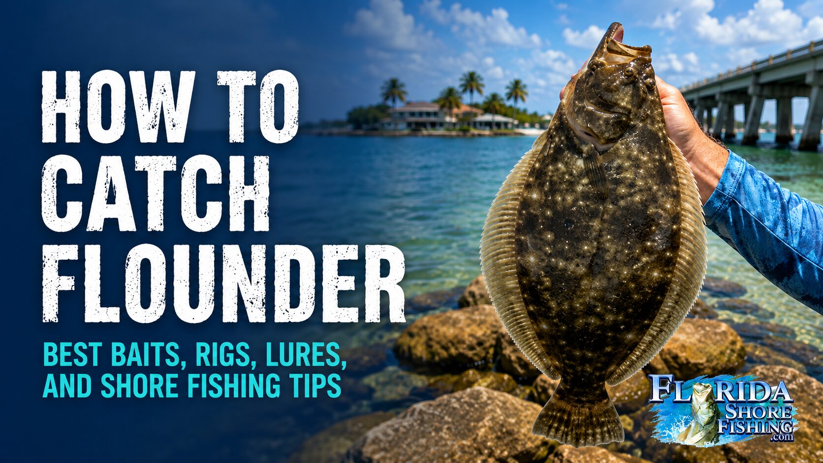 FSF - Featured - How To Catch Flounder | Florida Shore Fishing How to Catch Flounder in Florida