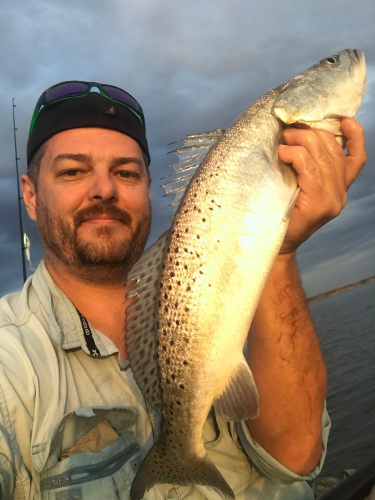 Spring Speckled Trout Run Fishing from Florida Shores