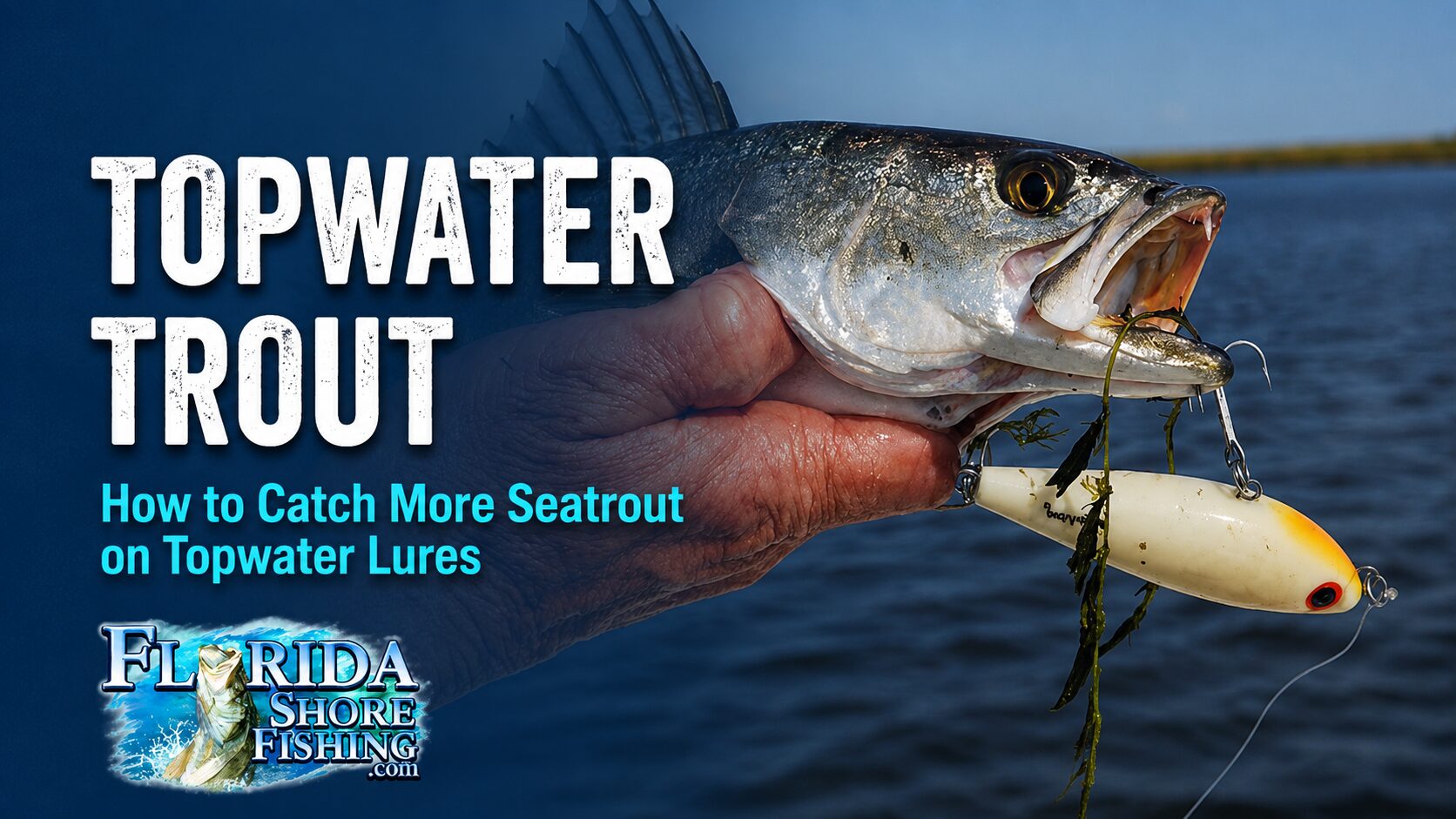 FSF - Featured - Topwater Trout | Florida Shore Fishing How to catch trout on topwater lures
