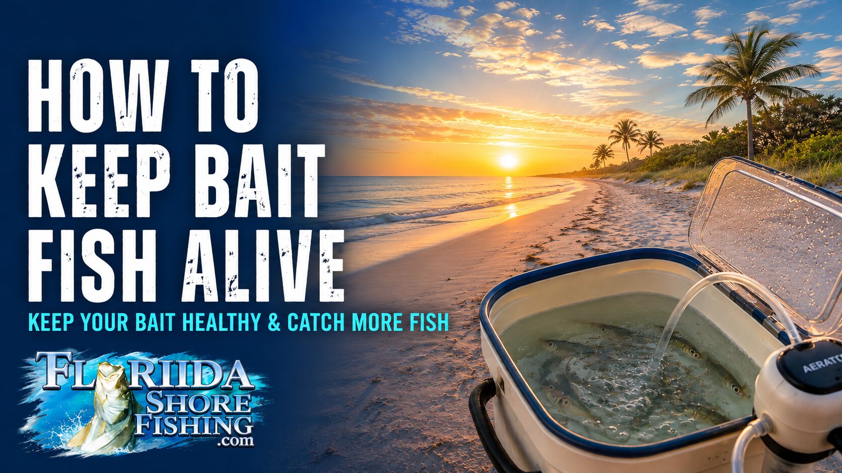 FSF - Featured - Keep Bait Fish Alive | Florida Shore Fishing Keep bait fish alive