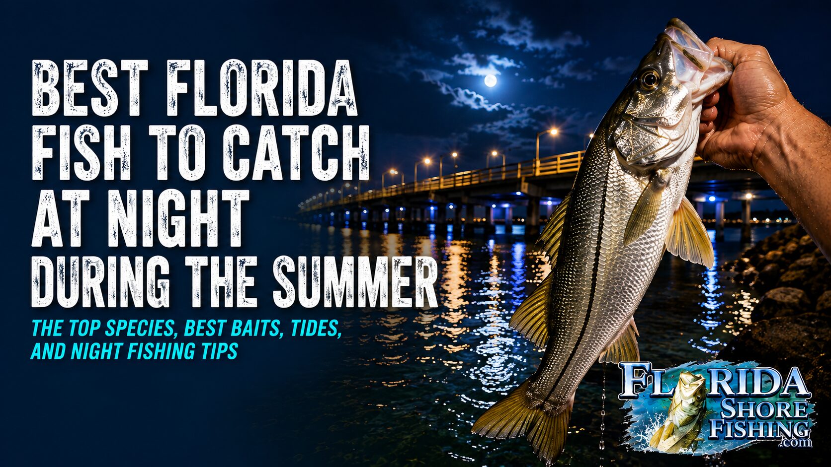 Night Fishing Florida Shores